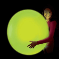 Wubble Glowzilla leddel világító Csodálatos bubi labda 75 cm - Neon zöld