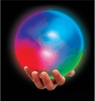 Wubble Glowzilla leddel világító Csodálatos bubi labda 30 cm - Színváltós