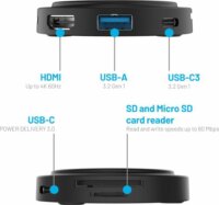 Fixed MagHUB Univerzális Laptop Dokkoló Wireless töltéssel