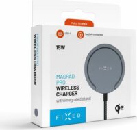 Fixed MagPad Pro Vezeték nélküli töltő 15W - Szürke