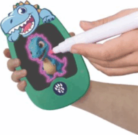 Hordozható mobil méretű világító rajztábla - Dinoszaurusz