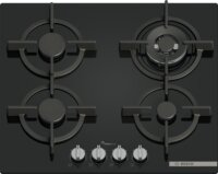 Bosch PPH6A6I10 Beépíthető 4 zónás Gáz főzőlap - Fekete