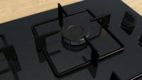 Bosch POH6B6K30 Beépíthető 4 zónás Gáz főzőlap - Fekete
