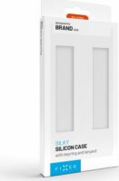 Fixed Silky Pro Apple AirTag Szilikon Kulcstartós Tok 4 Darabos Készlet (2 db Fekete + 2 db Fehér)