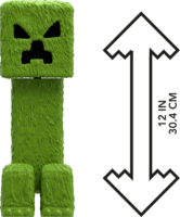 Mattel JFR66 Minecraft Movie nagy méretű Creeper figura