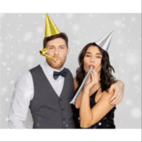 Godan 12 darabos Partikiegészítő szett - Arany/Ezüst