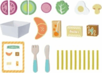 Tooky Toy Fa reggeliző asztalka kiegészítőkkel