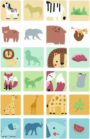 Tooky Toy Állatos fa ügyességi építőjáték