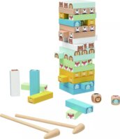 Tooky Toy Állatos fa ügyességi építőjáték