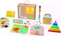 Tooky Toy 40 darabos fa Fejlesztő játékcsomag szett