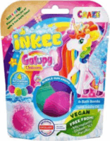 Craze Inkee Galupy unikornis rágógumi illatú vegán fürdőgolyó (4 db/csomag)
