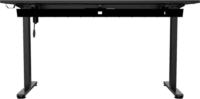 The G-Lab K DESK PLATINIUM Elektromosan állítható RGB Gamer asztal 140 x 60 x 71-119 cm - Fekete