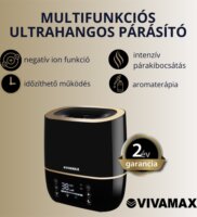 Vivamax GYVH59 Multifunkciós Ultrahangos Párásító 5l / 30W - Fekete