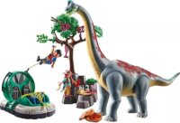 Playmobil 71819 Dinos - A Brachiosaurus és a légpárnás hajó