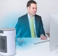 Livington M21159 SmartChill Hordozható Mini Léghűtő 12W - Fehér