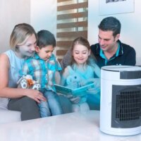 Livington M21159 SmartChill Hordozható Mini Léghűtő 12W - Fehér