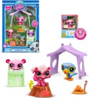 Hasbro Littlest Pet Shop 3 darabos Kemping játékfiguraszett 2. széria