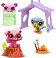 Hasbro Littlest Pet Shop 3 darabos Kemping játékfiguraszett 2. széria