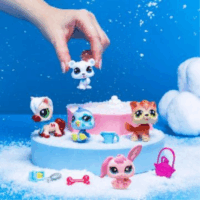 Hasbro Littlest Pet Shop 5 darabos Téli játékfigura szett 2. széria
