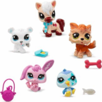 Hasbro Littlest Pet Shop 5 darabos Téli játékfigura szett 2. széria