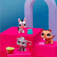 Hasbro Littlest Pet Shop 3 darabos Zoo Pets játékfiguraszett