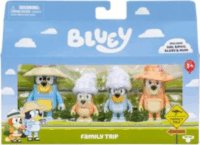 Moose Toys Bluey 4 darabos Családi utazás játékkészlet