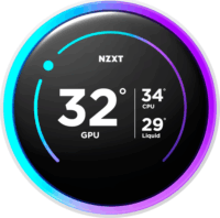 NZXT Kraken Elite 360 RGB LCD PWM Univerzális AiO CPU Vízhűtő - Fehér