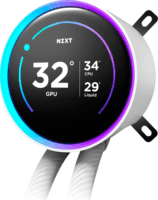 NZXT Kraken Elite 360 RGB LCD PWM Univerzális AiO CPU Vízhűtő - Fehér