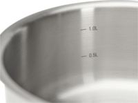 De Buyer Prim Appety Rozsdamentes Acél Lábas 16cm 1L - Inox