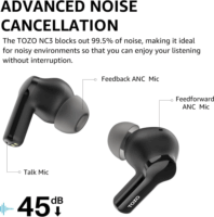 Tozo Aerosound 2 NC True Wireless Bluetooth Fülhallgató Headset - Fekete