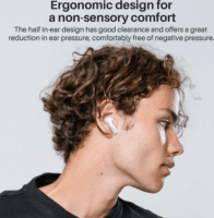 Tozo A3 Pro True Wireless Bluetooth Fülhallgató Headset - Fehér