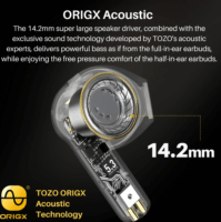 Tozo A3 Pro True Wireless Bluetooth Fülhallgató Headset - Fehér