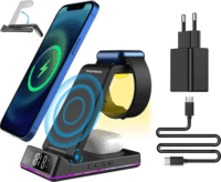 Thomson CL750IS Ébresztőóra és Telefontöltő - Fekete