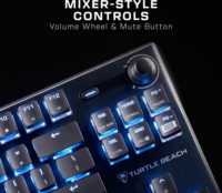 Turtle Beach Vulcan TKL AIMO Mechanikus Vezetékes Gaming Billentyűzet DE - Fekete