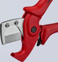 Knipex 9025185 PlastiCut Műanyag és hajlékony csővágó - Piros