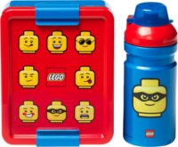 LEGO 40580001 Room Copenhagen Iconic Classic Műanyag ételtároló 1,4L + kulacs 0,35L - Piros / Kék