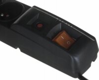 ACAR F5 PRO Túlfeszültség védő elosztó 5 aljzatos 3m - Fekete