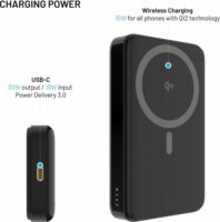 Fixed MagZen 10 Pro MagSafe Powerbank 10000mAh 30W - Fekete