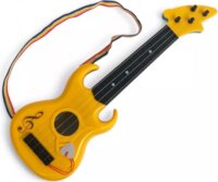 Basszusgitár pengetővel 21 x 48 cm - Sárga