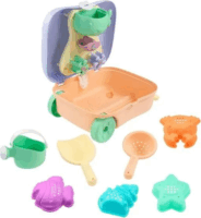 Műanyag 8 részes Homokozókészlet bőröndben