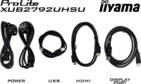iiyama 27" XU2792UHSU-B6 ProLite 16:9 4K UHD IPS LED Monitor 60Hz - Fekete