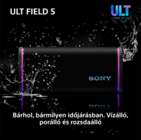 Sony ULT Field 5 Bluetooth hordozható hangszóró 15 Watt - Fekete