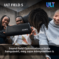 Sony ULT Field 5 Bluetooth hordozható hangszóró 15 Watt - Fekete