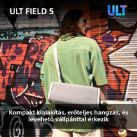 Sony ULT Field 5 Bluetooth hordozható hangszóró 15 Watt - Fekete