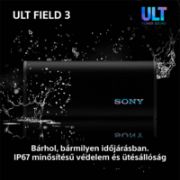 Sony ULT Field 3 Bluetooth hordozható hangszóró 5 Watt - Fekete