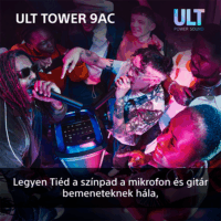 Sony ULT Tower 9 Bluetooth party hangszóró 1800 Watt - Fekete