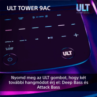 Sony ULT Tower 9 Bluetooth party hangszóró 1800 Watt - Fekete