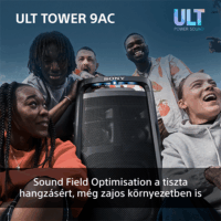 Sony ULT Tower 9 Bluetooth party hangszóró 1800 Watt - Fekete