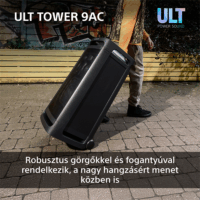 Sony ULT Tower 9 Bluetooth party hangszóró 1800 Watt - Fekete