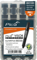 Pica VISOR permanent jelölőkréta utántöltő 10mm - Fekete (4db/csomag)